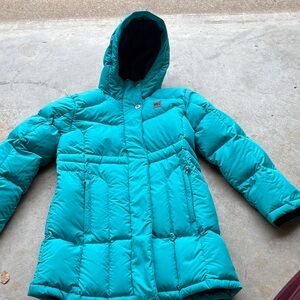 MEC Kids Turquoise Puffer Jacket size 10